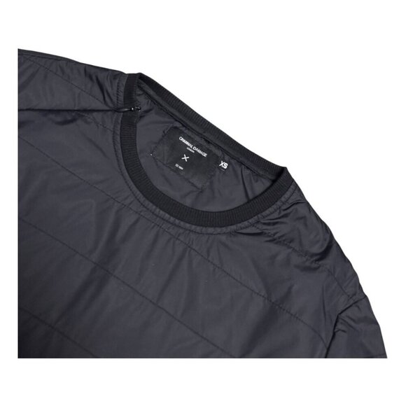 CRIMINAL DAMAGE London Black Lightweight Streetwear Bomber Jacket Womens XS - Picture 3 of 8